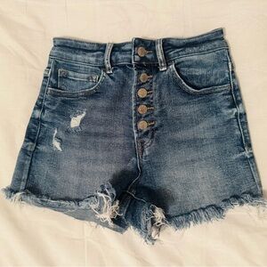 Vervet Button-Fly Jean Shorts